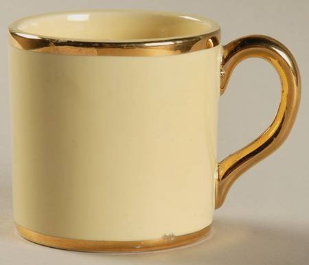 Luray Pastels Persian Cream Yellow Chocolate Cup