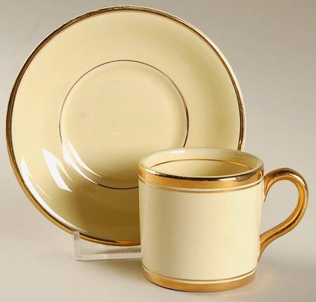 Luray Pastels Persian Cream Yellow Chocolate Cup & Saucer Set