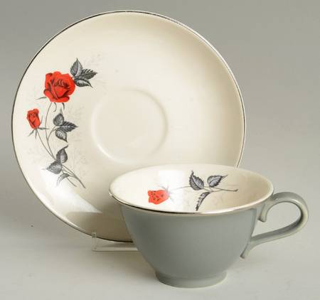 Moulin Rouge (Versatile Shape) Footed Cup & Saucer Set
