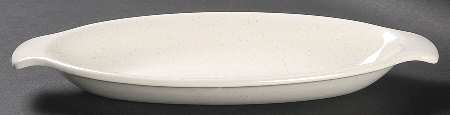 Pebbleford White Pickle Dish
