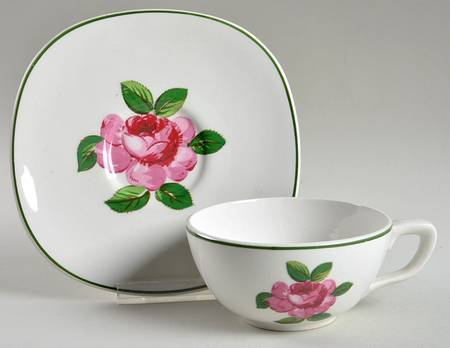 Rosemont Flat Cup & Saucer Set