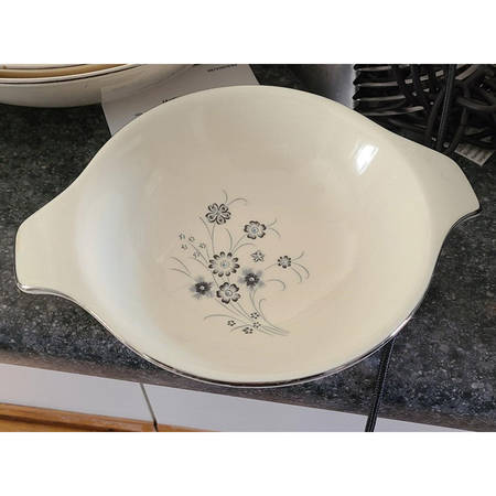 Silver Mist Lugged Cereal Bowl