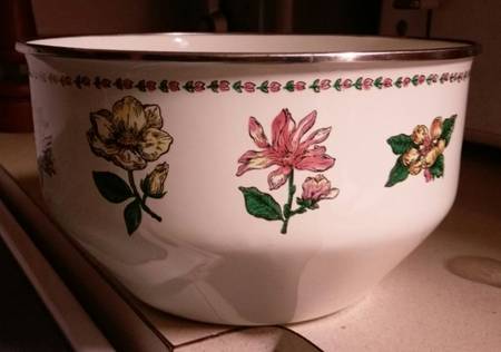 Botanical Gardens 8" Metal Bowl