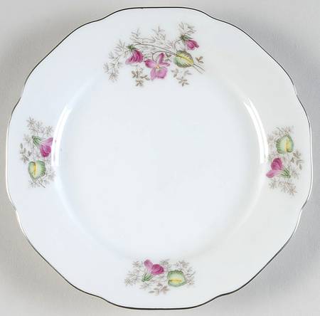 Violet Fantasy Bread & Butter Plate
