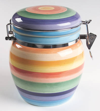 Rondo Medium Canister with Hinged Lid