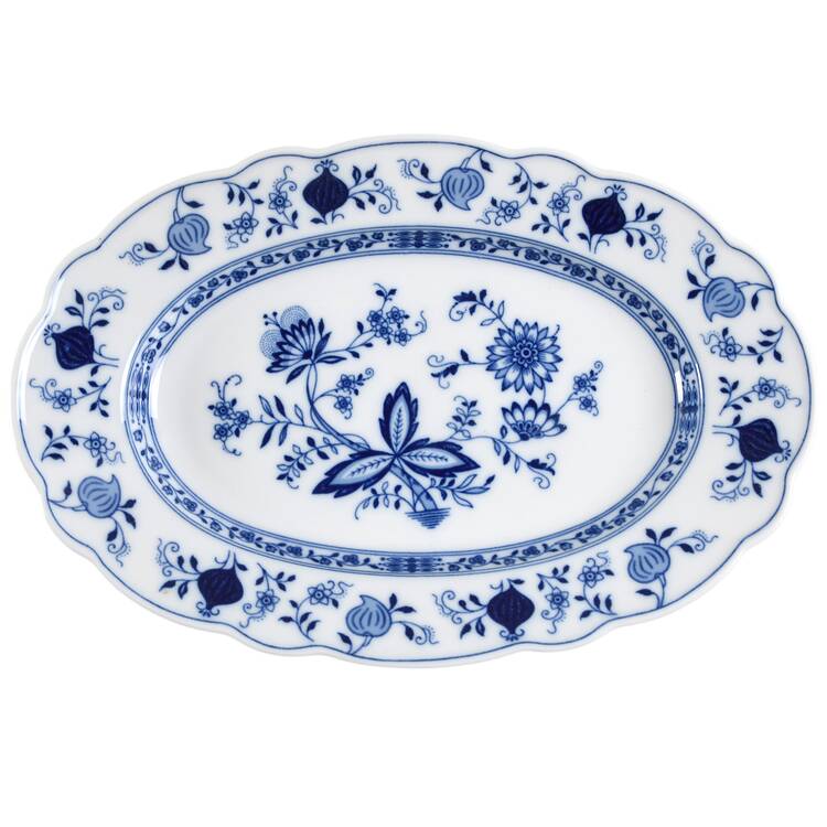 Blue Onion 14" Oval Serving Platter