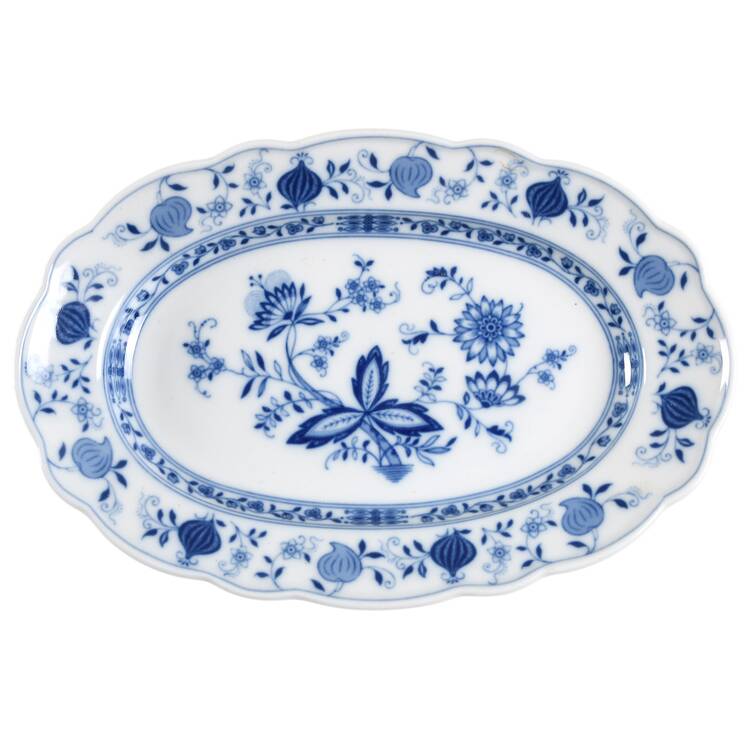 Blue Onion 11" Oval Serving Platter