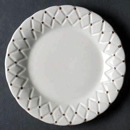 Golden Quilt Bread & Butter Plate