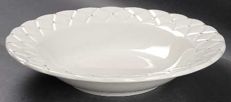 Golden Quilt Large Rim Soup Bowl