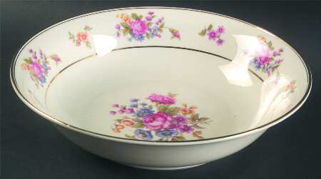 Queensrose (Smooth #159) 8" Round Vegetable Bowl
