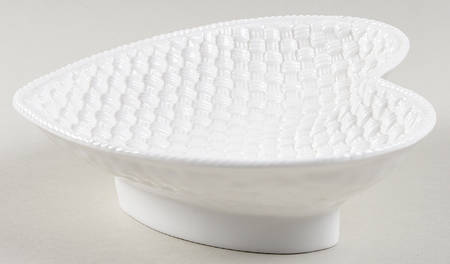 Tiffany Weave 7" Heart Shaped Bowl