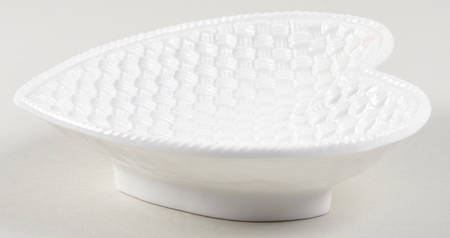 Tiffany Weave 6" Heart Shaped Bowl