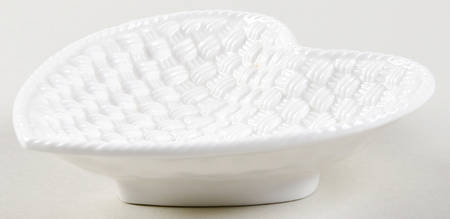Tiffany Weave 5" Heart Shaped Bowl