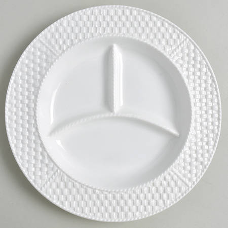 Tiffany Weave Divided Child's Plate