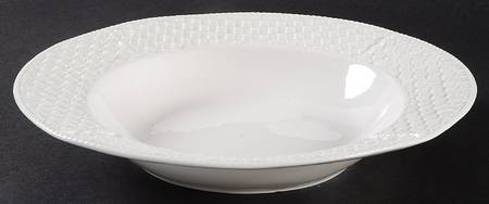 Tiffany Weave Large Rim Soup Bowl