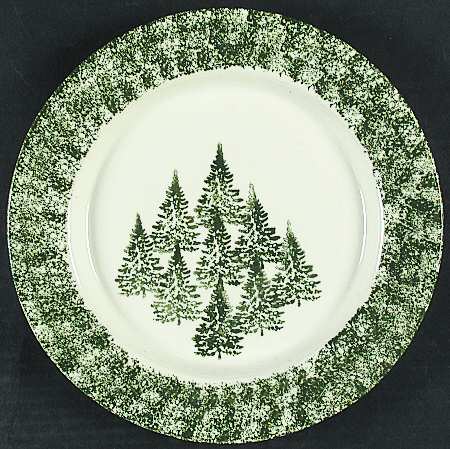 Winter Pines White (Made in Mold) by Three Rivers