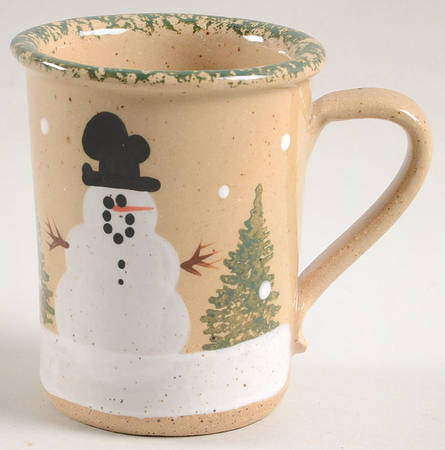 Traditional Snowman (Made in Mold) Mini Mug