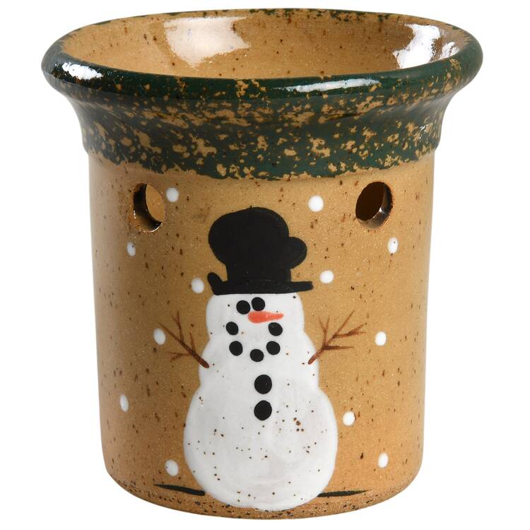 Traditional Snowman (Made in Mold) Potpourri Simmerer, No Lid