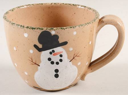 Traditional Snowman (Made in Mold) Soup Mug