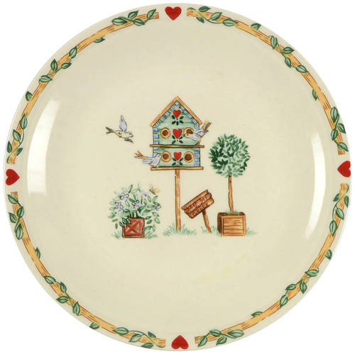 Birdhouse Salad Plate