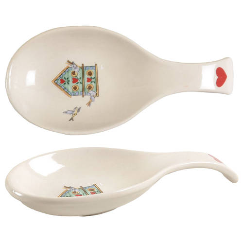 Birdhouse Spoon Rest/Holder (Holds 1 Spoon)