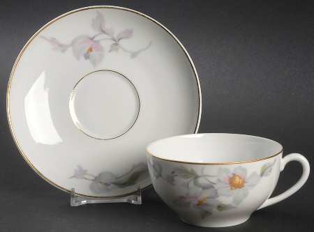 16665 Flat Cup & Saucer Set by Thun