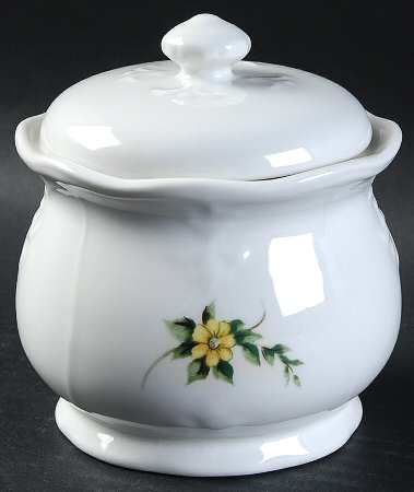 Beverly Rose Sugar Bowl & Lid