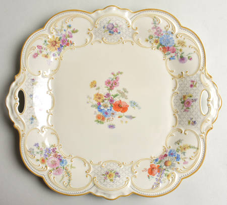 TIR225 Square Handled Cake Plate