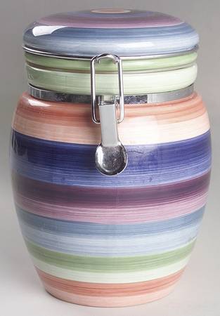 Rotunda Large Canister with Hinged Lid