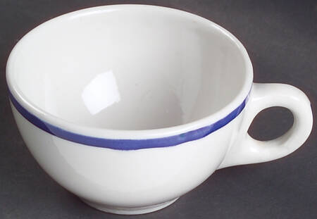 U S Navy Mess China Wardroom Officer Flat Cup