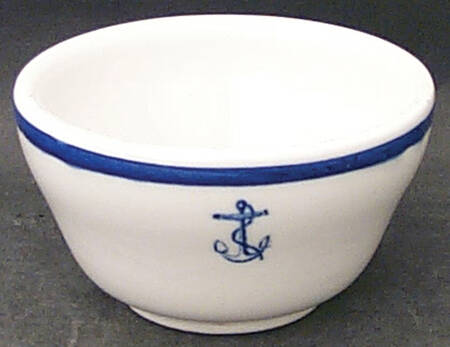 U S Navy Mess China Wardroom Officer Bouillon/Open Sugar No Saucer