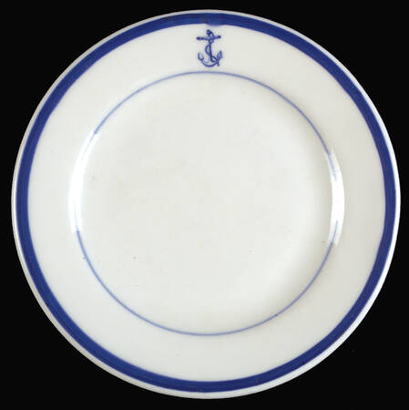 U S Navy Mess China Wardroom Officer Bread & Butter Plate