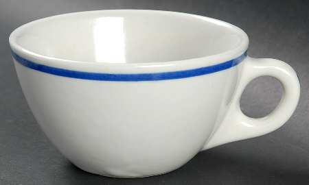 U S Navy Mess China Wardroom Officer Flat Cup