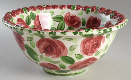 Emily Rose 12" Round Serving Bowl by Tabletops Unlimited