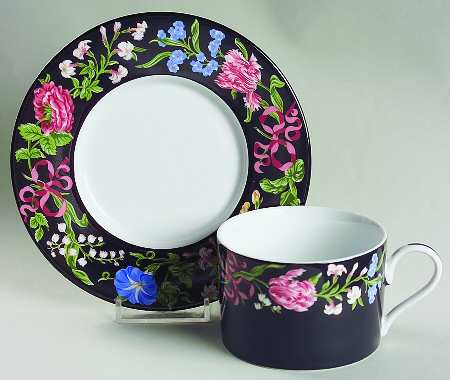 Merrion Square Flat Cup & Saucer Set