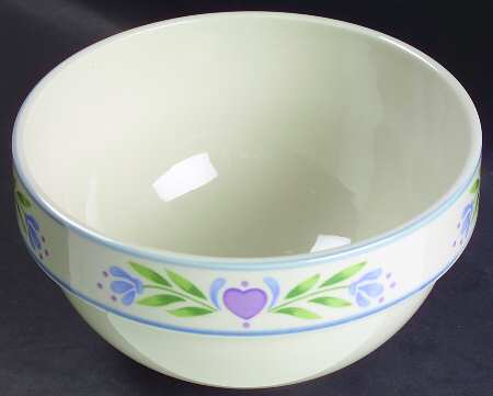 Laurel Hearts Soup/Cereal Bowl