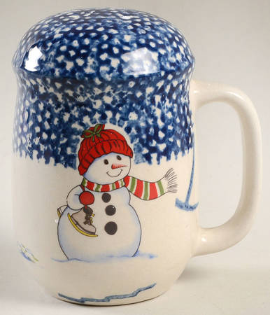 Snowman Handled Salt Shaker