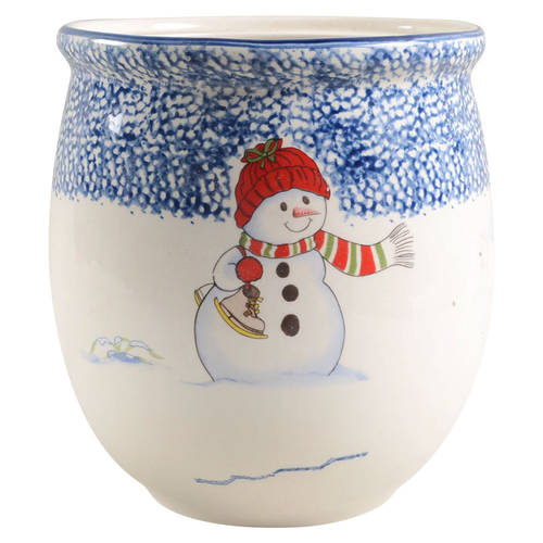 Snowman Cookie Jar No Lid