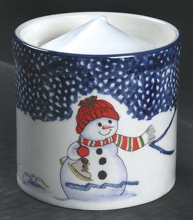 Snowman Candle Votive