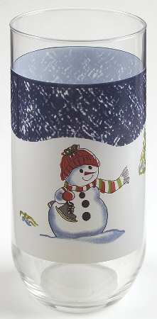 Snowman 16 Oz Glassware Cooler
