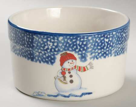 Snowman Dip Bowl (for Dip and Spreader)