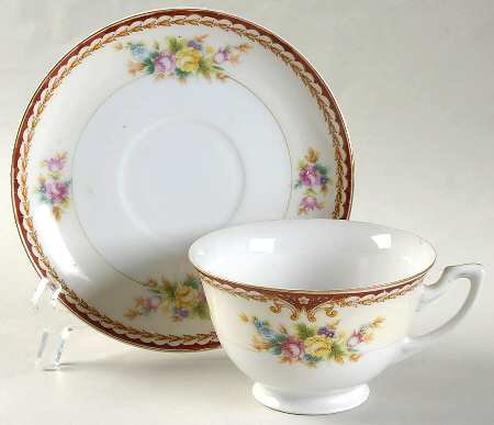 TI4 Footed Cup & Saucer Set