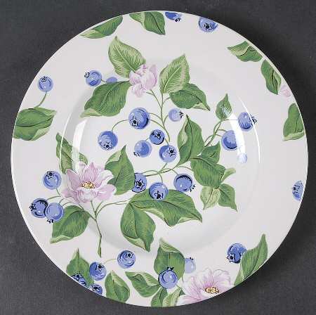 Blueberry Social Salad Plate