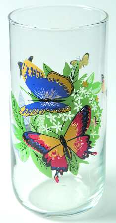 Butterflies 16 Oz Glassware Tumbler