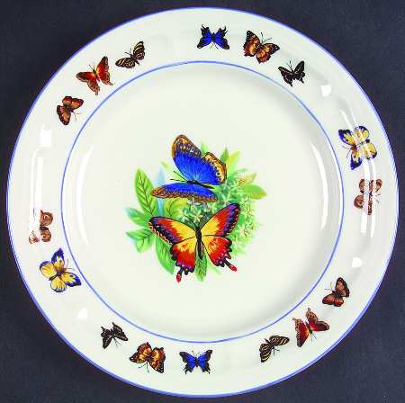 Butterflies Salad Plate