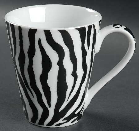 Zebra Mug by Tienshan