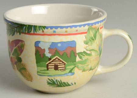 Harvest Lodge Jumbo Cup (Does Not Have Saucer)