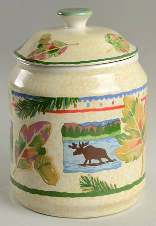 Harvest Lodge Medium Canister & Lid