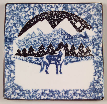 Wolf Trivet by Tienshan