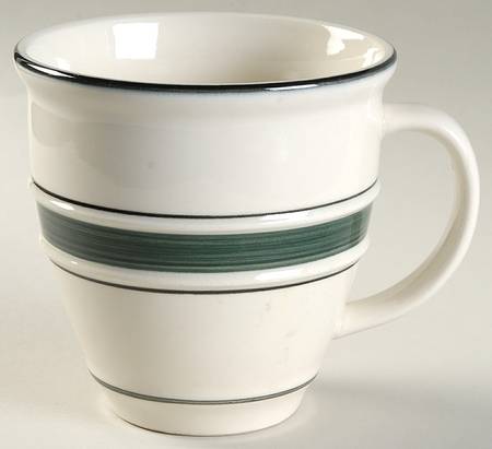 Green Crock (Black Edge) Mug